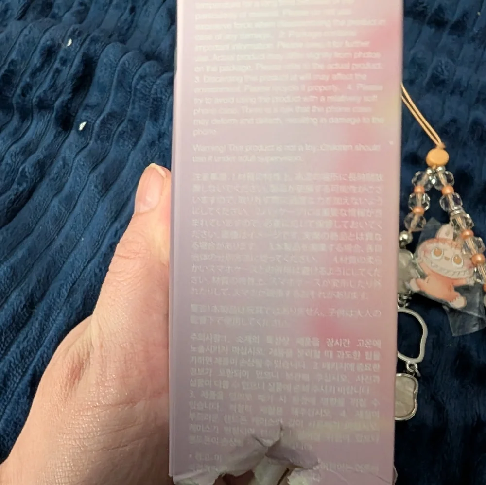 LABUBU big into energy Happiness phone charm new box opened Authentic